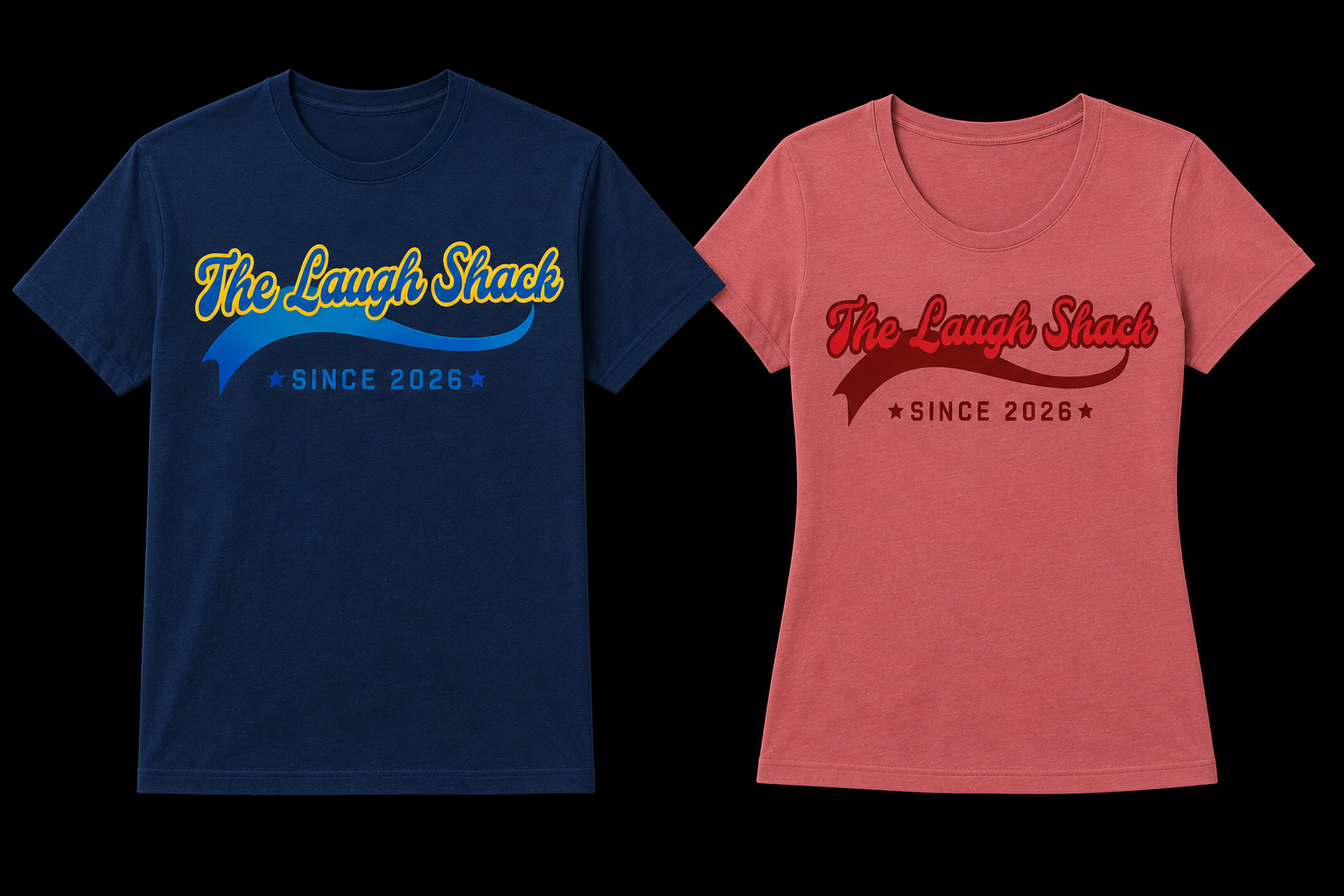 The Laugh Shack logo t-shirt